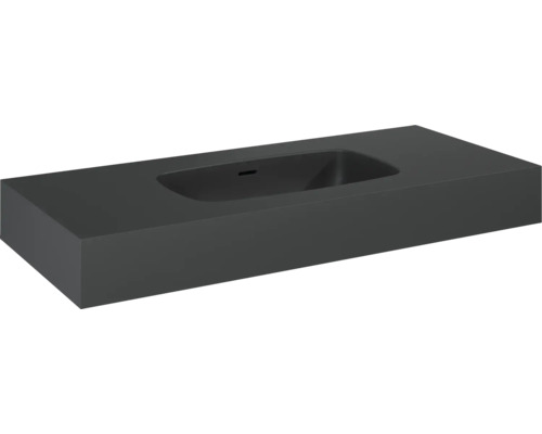 Lavabo Jungborn DECEM 100.8x12x46 cm anthracite mat