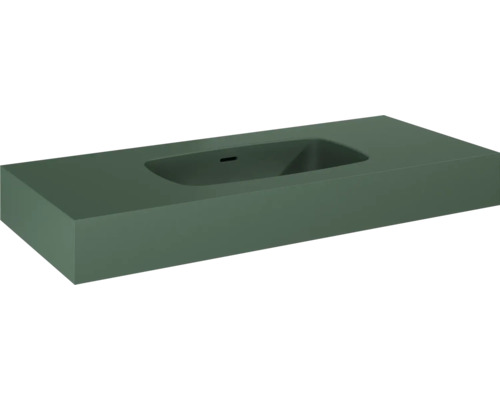 Lavabo Jungborn DECEM 100.8x12x46 cm vert mat