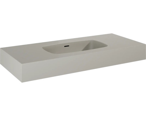 Lavabo Jungborn DECEM 100.8x12x46 cm fume mat