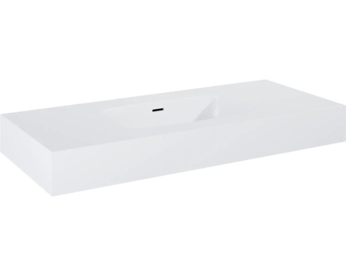 Lavabo Jungborn DECEM 100.8x12x46 cm blanc mat