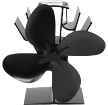 Kaminofenventilator mit vier Flügeln