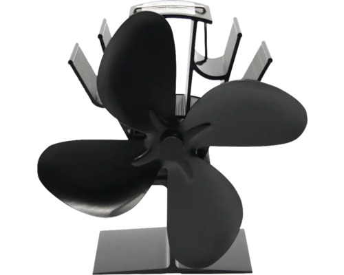 Kaminofenventilator mit vier Flügeln
