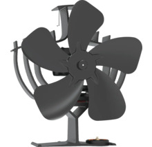 Kaminventilator mit fünf Flügeln zur Wärmeverteilung