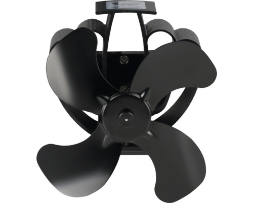 Kaminventilator mit vier Flügeln zur Wärmeverteilung