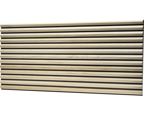 Panneau en bois avec surface ondulée pour la décoration murale