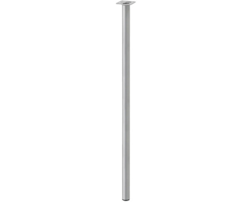 Pied de table Tarrox rond 800 x ø 30 mm argent