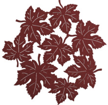 Nappe décorative avec motif de feuilles de vigne