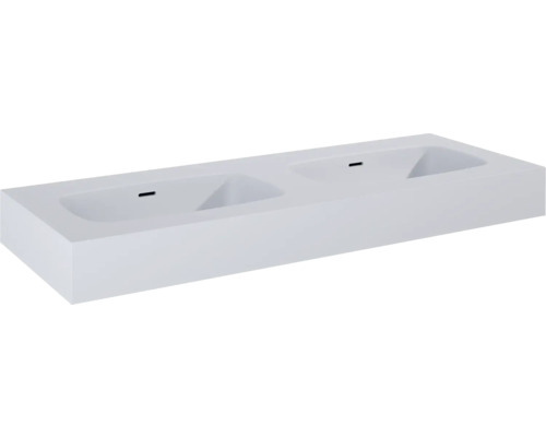 Lavabo double Jungborn DECEM 121x12x46 cm stone mat