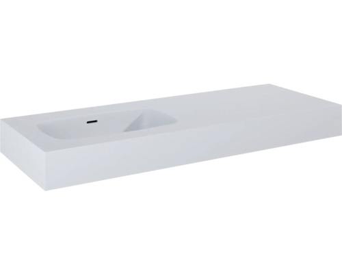 Lavabo Jungborn DECEM gauche 121x12x46 cm stone mat