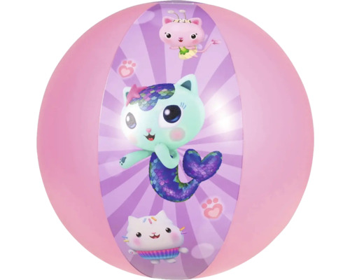 Strandball mit Katzenmotiven