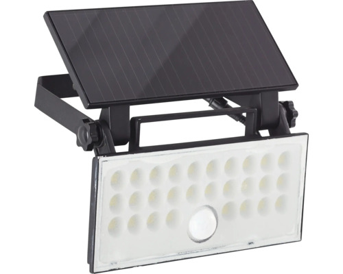 Solar Wandlampe Luton 1xLED 6 W schwarz
