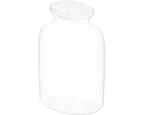 Blanco Wasserkaraffe 1 Liter Satiniertes Glas 527672 Dekorative Glasflasche mit Deckel