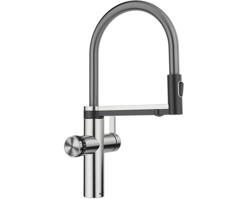 Robinet de cuisine avec ressort spiralé