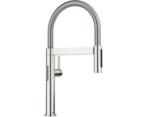 Robinet de cuisine avec douchette Blanco CULINA-S II acier inoxydable brossé 527466