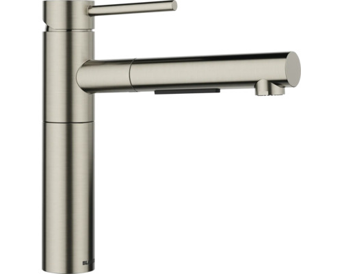 Robinetterie de cuisine haute pression Blanco ALTA-S II PVD satin platine 527710 Robinet de cuisine avec douchette extractible