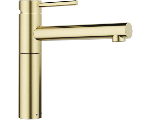 Robinetterie de cuisine haute pression Blanco ALTA II PVD satin or 527539 Robinet de cuisine en métal