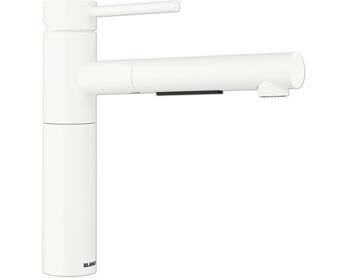 Robinetterie de cuisine haute pression Blanco ALTA-S II aspect Silgranit blanc 527552