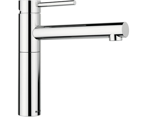 Robinetterie de cuisine haute pression devant fenêtre Blanco ALTA-F II chrome galvanisé 527542