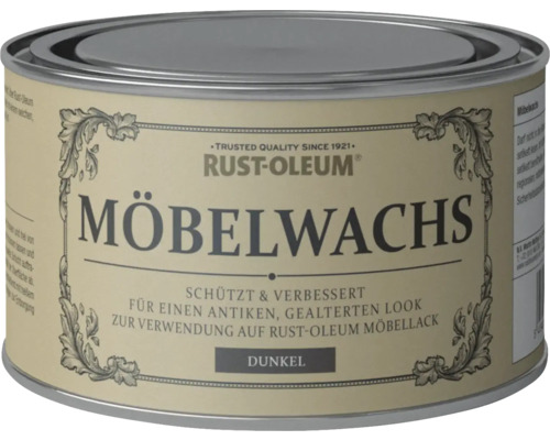 Cire pour bois RUST-OLEUM marron foncé noir 400 ml Boîte de cire pour meubles de la marque Rust-Oleum pour un look antique