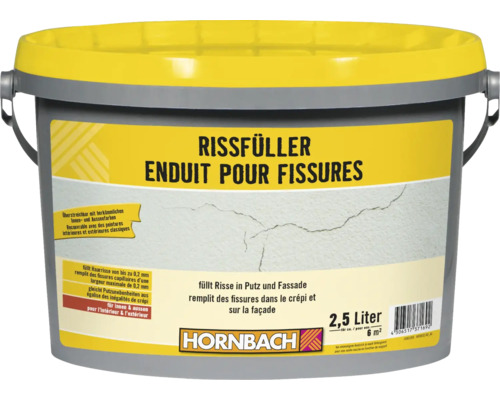 Remplisseur de fissure pour façades blanc 2,5 l