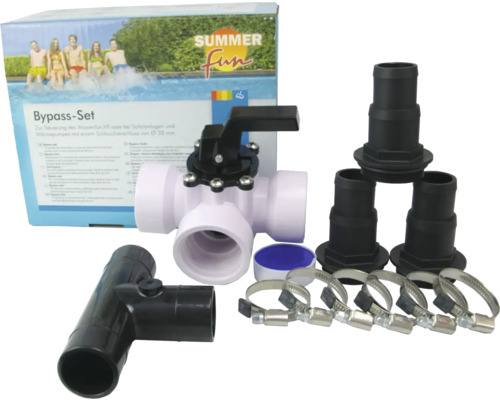 Summer Fun kit de dérivation pour la commande du débit d''eau pour les installations solaires et les pompes à chaleur avec raccord de tuyau