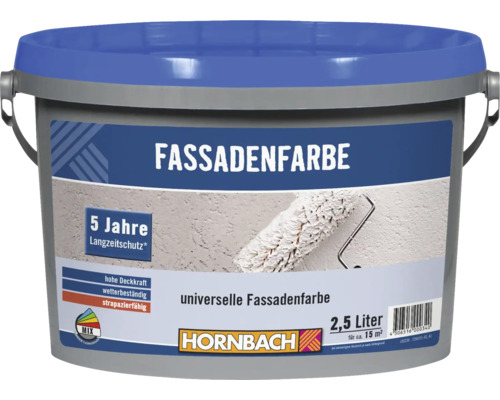 Seau de peinture de façade avec une contenance de 2,5 litres