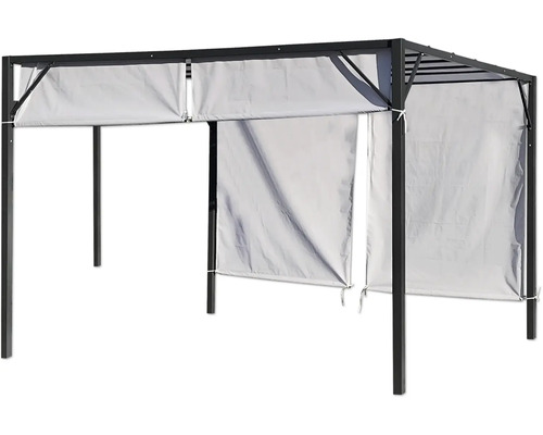 Pavillon avec rideaux pour l''extérieur