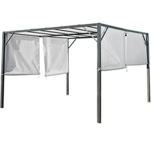 Tonnelle avec rideaux pour l''extérieur