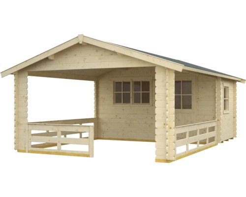 Holz Gartenhaus mit Veranda und Fenstern
