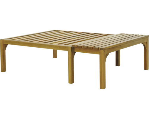 Gartentisch aus Holz mit Lattenrost