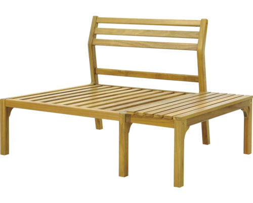 Holzgartenbank mit Rückenlehne