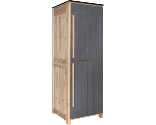 Armoire de jardin/Cuisine d'extérieur Konsta type 603 sapin de Douglas meuble haut 60x58x172 cm anthracite