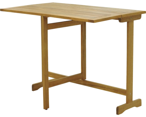 Klappbarer Holztisch für den Aussenbereich