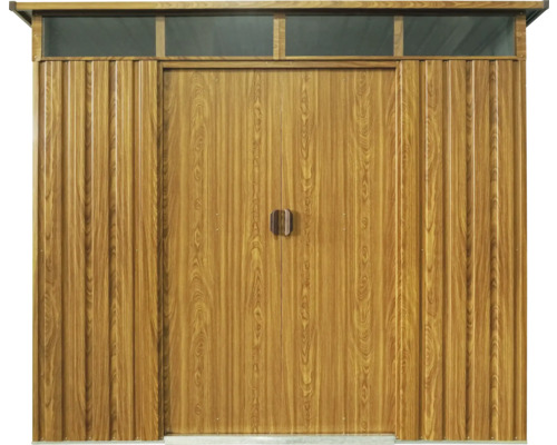 Armoire de jardin avec double porte et lanterneau