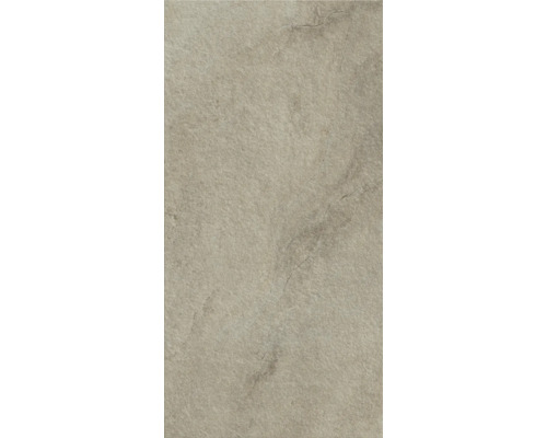Carreau de sol rectangulaire en grès cérame émaillé aspect pierre