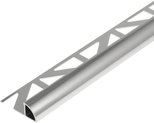 Profilé de carrelage en aluminium avec découpes triangulaires