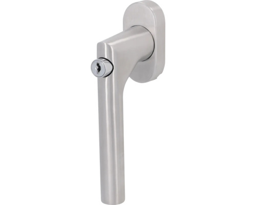 Poignée de fenêtre verrouillable en métal