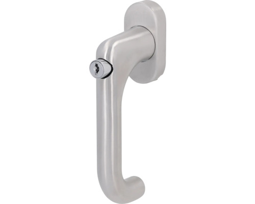 Poignée de fenêtre verrouillable en métal