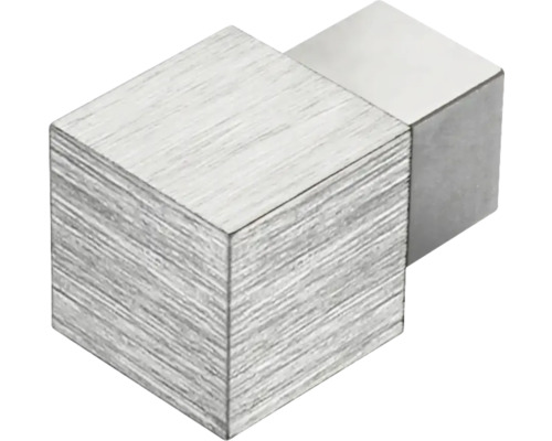 Connecteur d''angle pour plinthes, aluminium