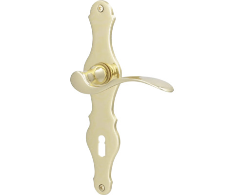 Béquille de porte sur plaque longue