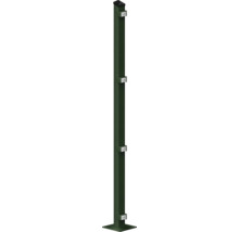 Zaunpfosten mit Lampen