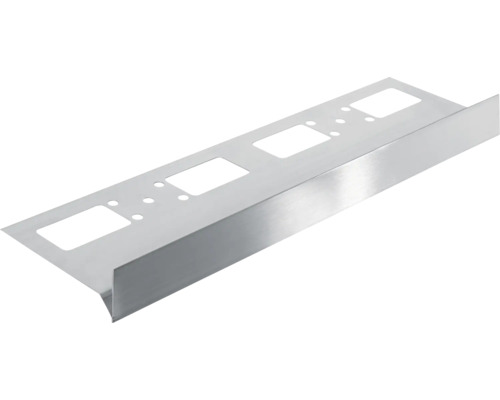 Fliesenprofil aus Metall mit Aussparungen