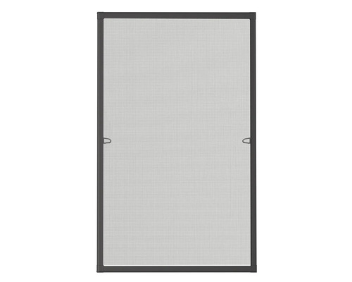 Moustiquaire fenêtre à cadre aluminium sans perçage anthracite 130x150 cm