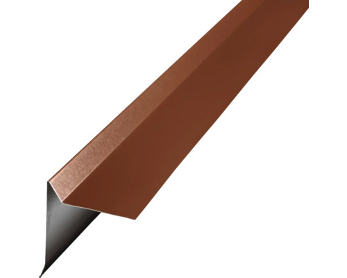 Rive sans rainure d'eau chocolate brown longueur : 1 m