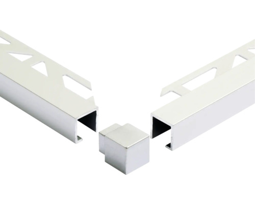 Profilé de carreaux en métal avec angle