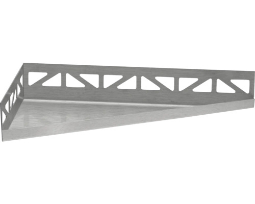 Edelstahl Fliesenschiene mit Dreiecksmuster