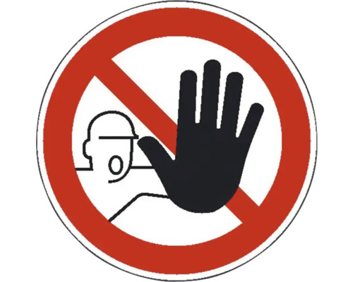 Panneau d'information Accès interdit aux personnes non autorisées 250 x 400 mm Panneau interdiction d''entrer