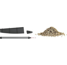 Bodenfeuchtemesser mit Zubehör und Blähton