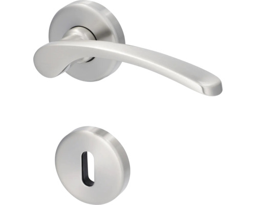 Béquille de porte avec rosette de clé