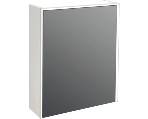 Armoire de toilette à LED Jungborn QUATTRO/NOVE/SEDICI lxhxp 60x70x20 cm blanc mat